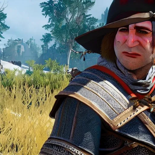 Prompt: el chavo del ocho in the witcher 3