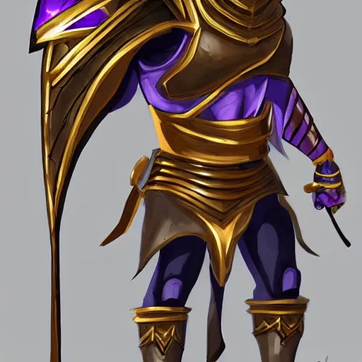 Prompt: azir league of legends armor fanart egyptian helmet ref sheet epic cinematic atmospheric menacing imposing ornate purple glowing eyes detailed digital art lineart shaded deviantart artstation 4 k