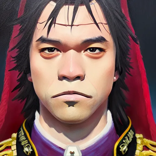 Image similar to portrait painting of a crow - headed sheriff, sharp focus, award - winning, trending on artstation, masterpiece, highly detailed, intricate, studio ghibli, the dragon prince. art by merwild and ernesto irawan and rachel denton