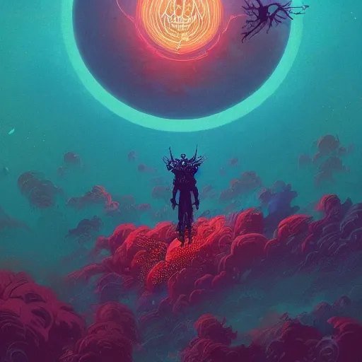 Prompt: satan falling in jupiter's clouds, epic scene, by victo ngai, kilian eng vibrant colours, dynamic lighting, digital art, winning award masterpiece, fantastically beautiful, illustration, aesthetically inspired by beksinski and dan mumford, trending on artstation, art by greg rutkowski,