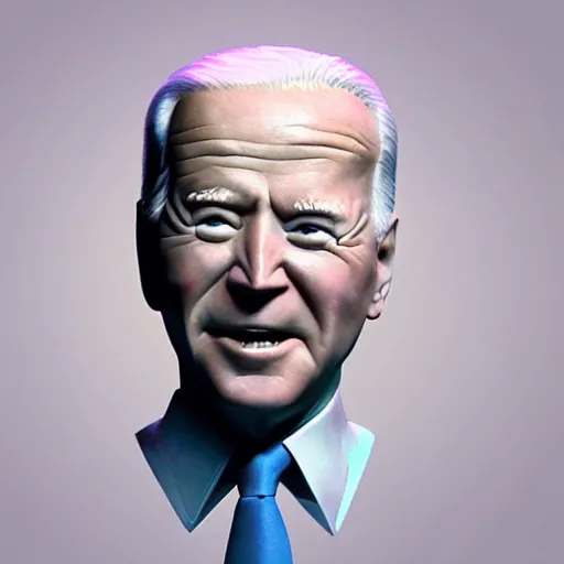 Image similar to creepypasta joe biden, hyperrealistic, claymation, volumetric lighting, 3 5 mm film still, concept art