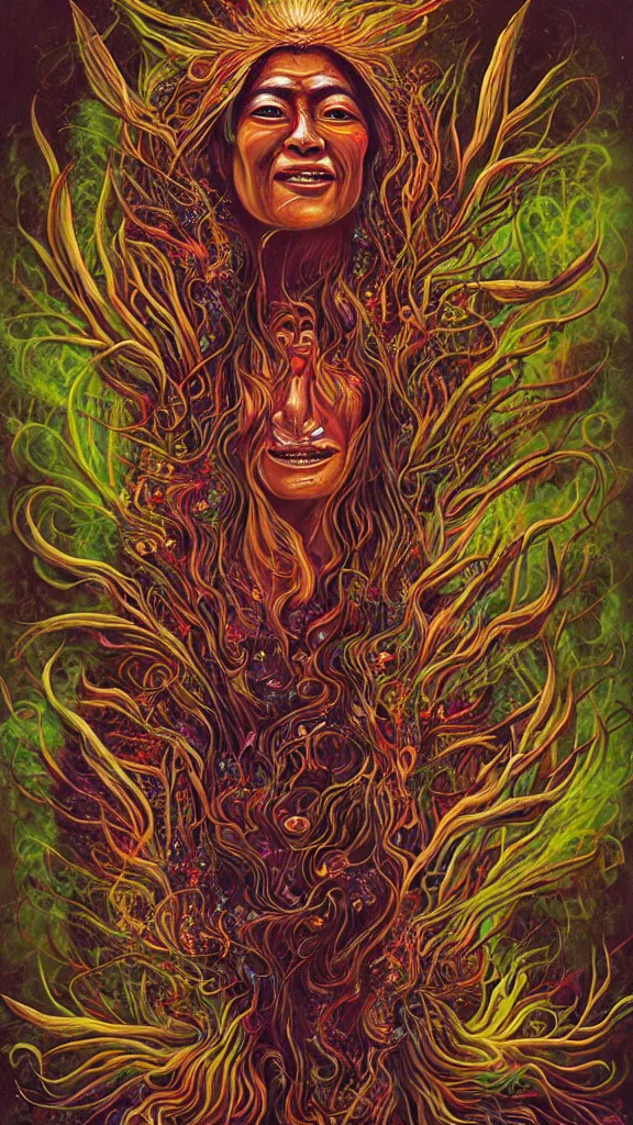 Image similar to the ayahuasca spirit, by tracie ching