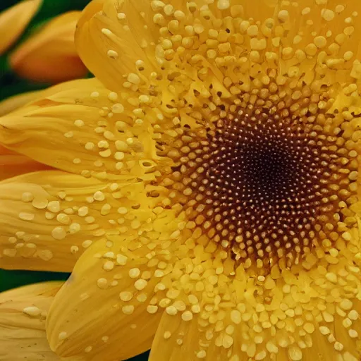 Image similar to a flower with millions of petals, close - up