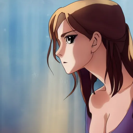 Image similar to emma watson in anime