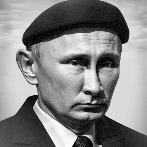 Image similar to putin as a holocaust survivor, high definition, hyperrealistic, stock photo