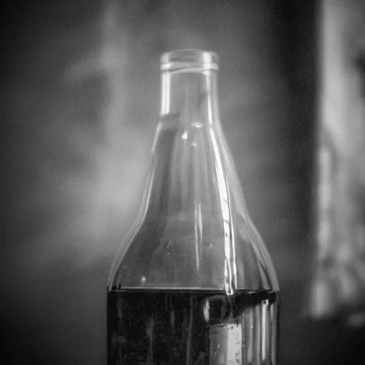 Image similar to a tornado inside a bottle, photo studio, mysterious