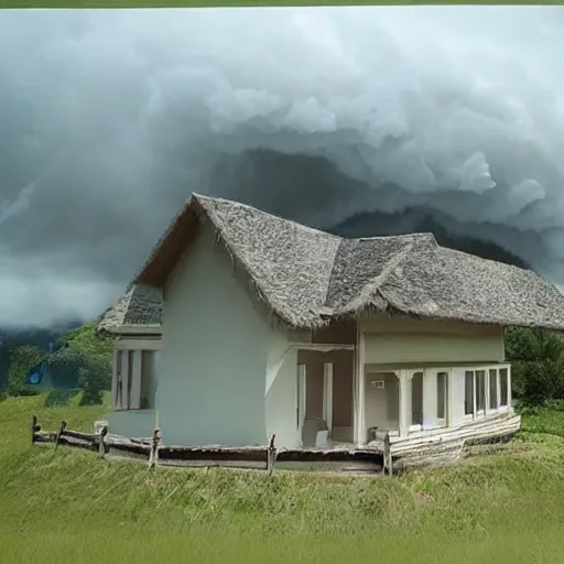 Image similar to house in the cloud