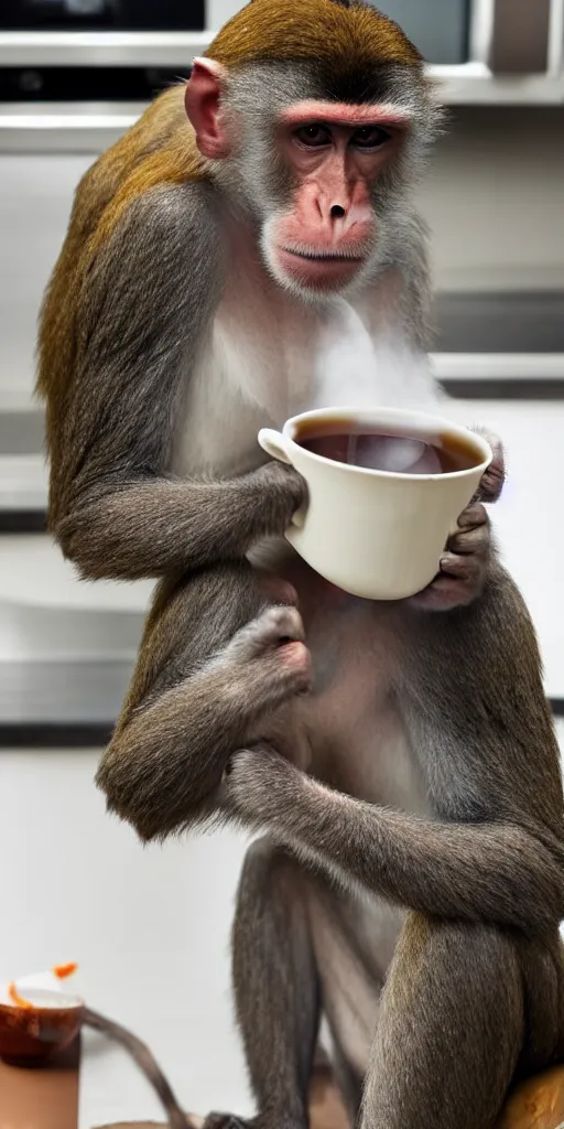 funny monkeys drinking