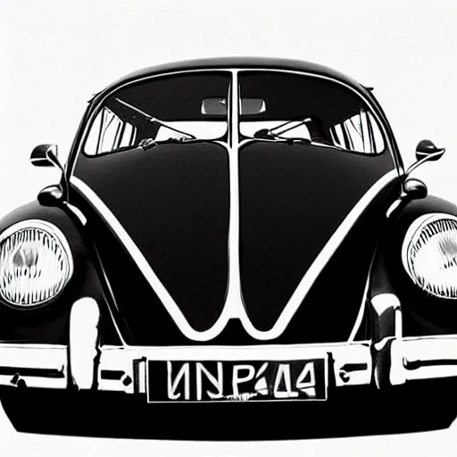 Prompt: the beatles as volkswagen beetles and insect beetles, highly detailed illustration, artistic blur