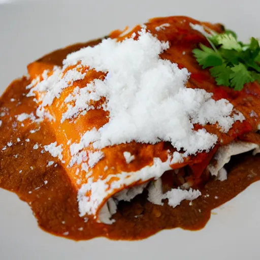 Image similar to snow enchiladas