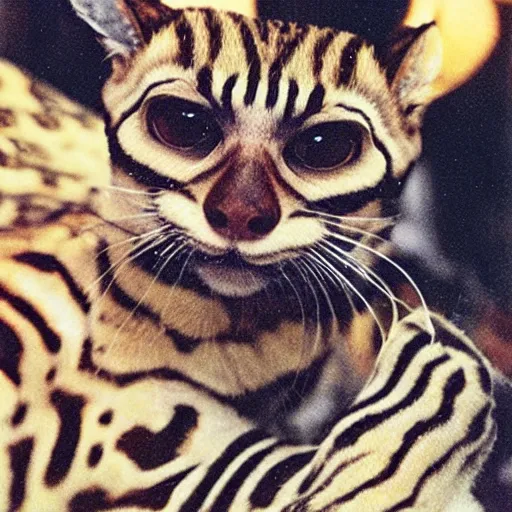 Image similar to high margay smoking weed