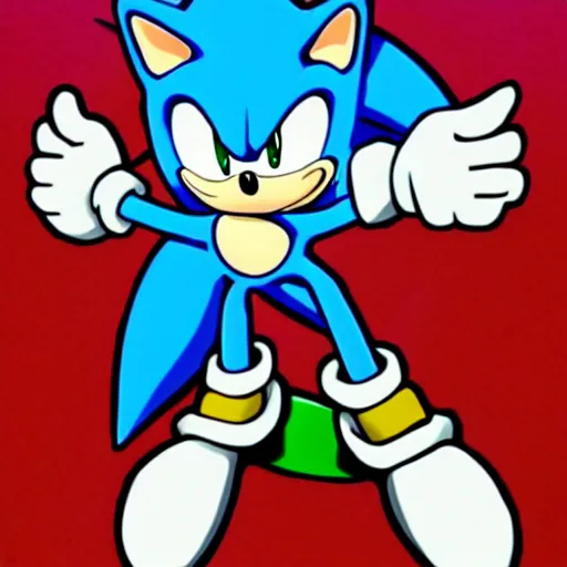 Image similar to sonic as a rabbit