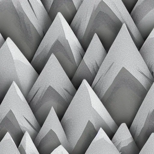 Image similar to small topographical mountains grey color scheme, painted high angle view