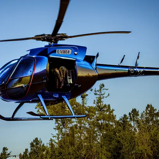 Prompt: high resolution photo of the helicopter from blue thunder, award winning photography.