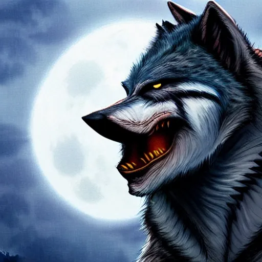 Image similar to werewolf