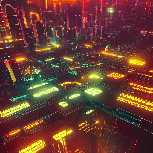 Image similar to synthwave neon city in space, cinematic, highly detailed, photograph, scifi, micro detail, octane render, physically based rendering, insane details, photorealism, fantasy, 8 k, cgsociety