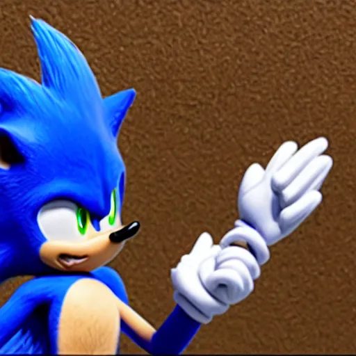 Image similar to sonic the hedgehog ceo