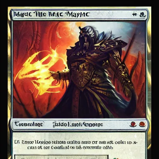 Image similar to magic the gathering card