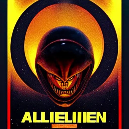 Image similar to alien poster art by imagine effects