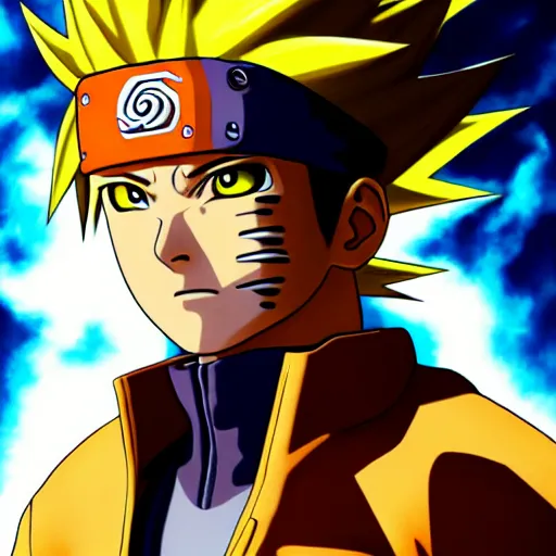Prompt: ultra realistic portrait painting of naruto going super saiyan art by masashi kishimoto, 4 k, naruto artstyle, cel shaded, highly detailed, epic lighting, full body
