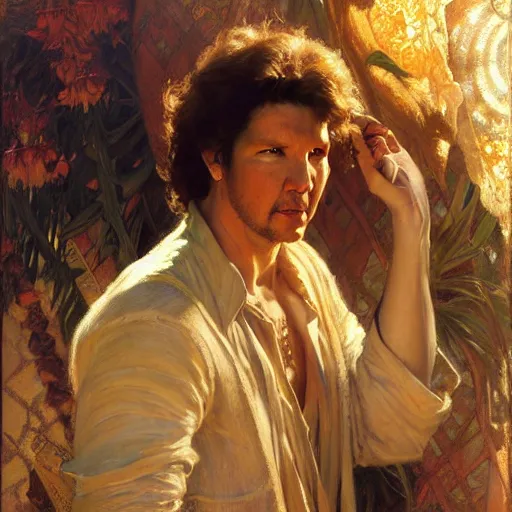 Image similar to neil breen highly detailed painting by gaston bussiere, craig mullins, j. c. leyendecker, alphonse mucha 8 k