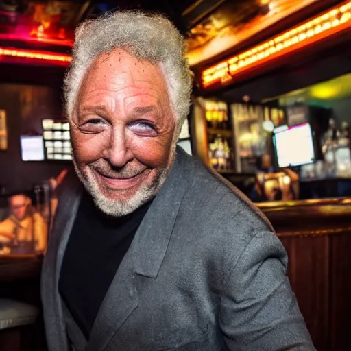tom jones drunk in a bar, photo journalism, Stable Diffusion OpenArt