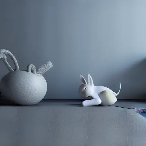 Prompt: moomin, hyperrealistc, octane render, 4 k