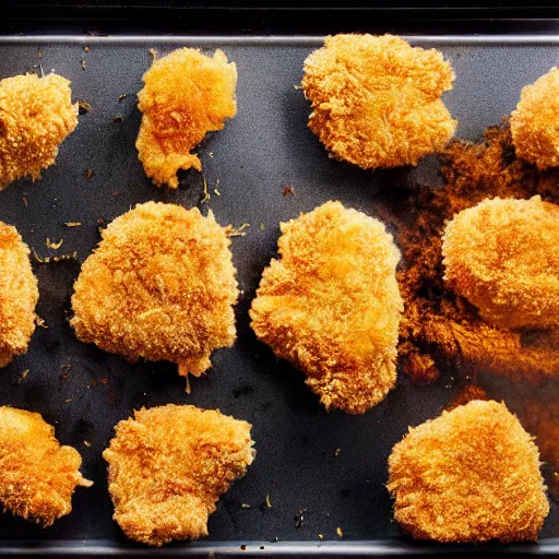 Prompt: a witch cooking chicken nuggets, National Geographic photo, coherent like Dall-E 2