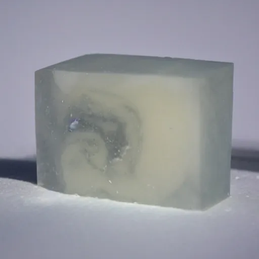 Image similar to a marble embedded inside a block of ice