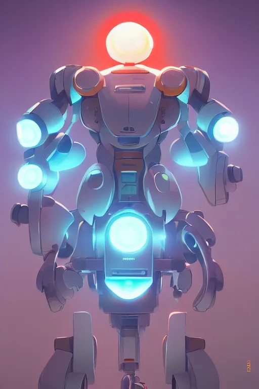 Image similar to metabots medabots medarotto medarot robot minimalist comics, behance hd by jesper ejsing, by rhads, makoto shinkai and lois van baarle, ilya kuvshinov, rossdraws global illumination ray tracing hdr radiating a glowing aura