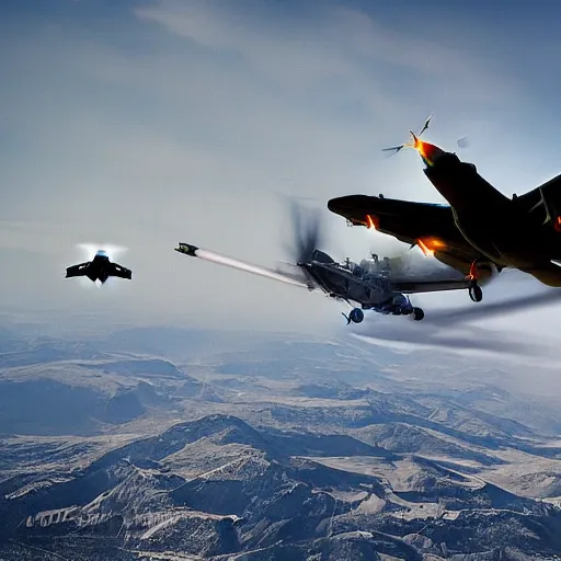 Image similar to air combat by Ivan Beshkarev