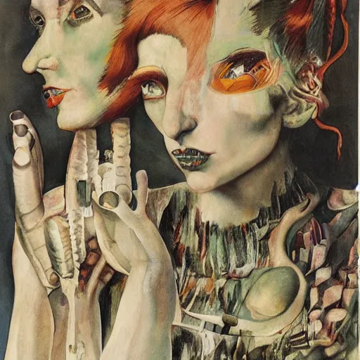 Prompt: covid - 1 9 by otto dix, hyperrealistic, aesthetic, masterpiece