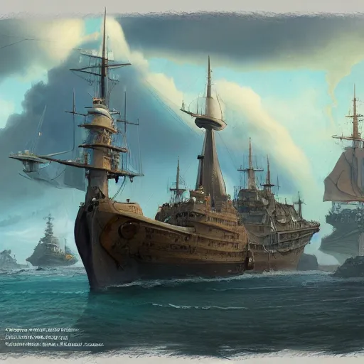 Image similar to captain philips, a detailed matte painting by anton pieck, deviantart contest winner, fantasy art, concept art, official art, matte drawing