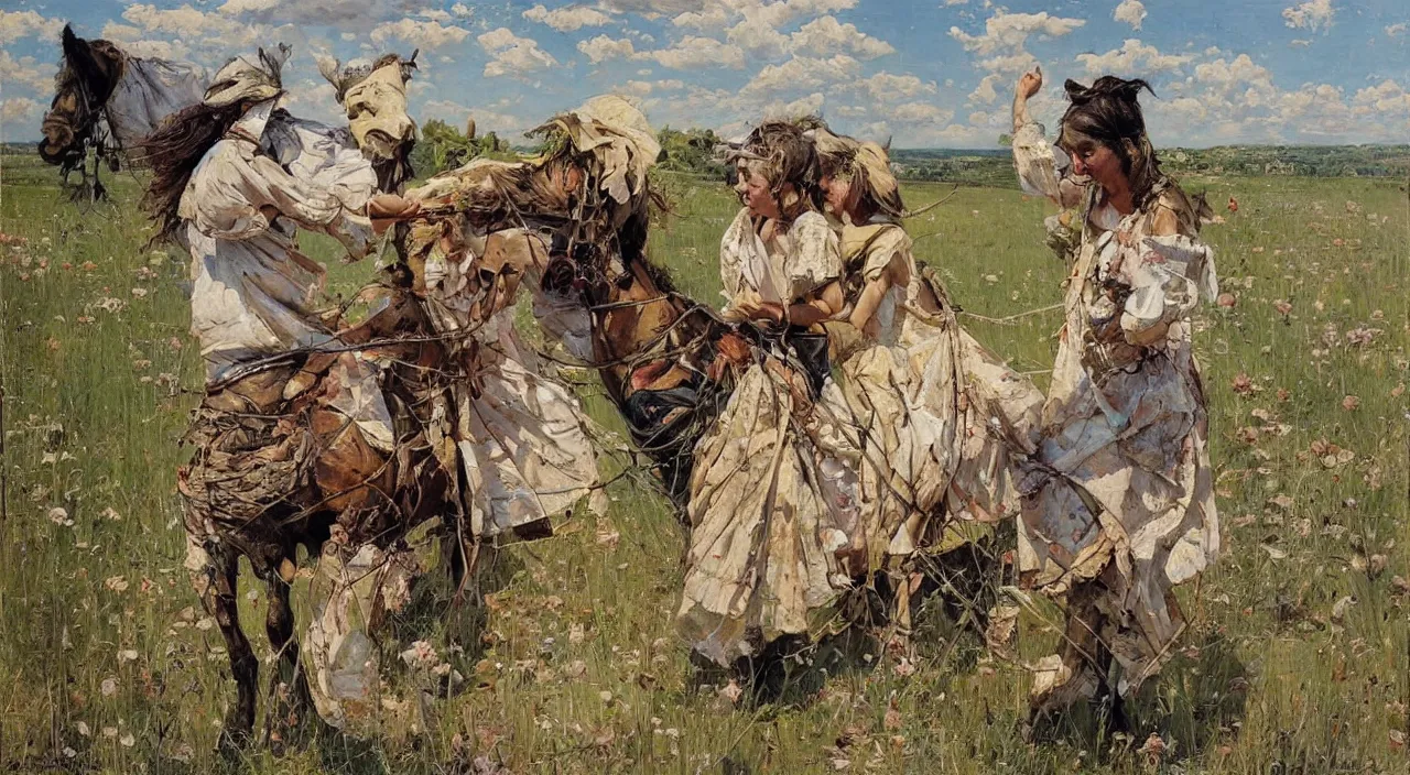 Image similar to painting by denis sarazhin