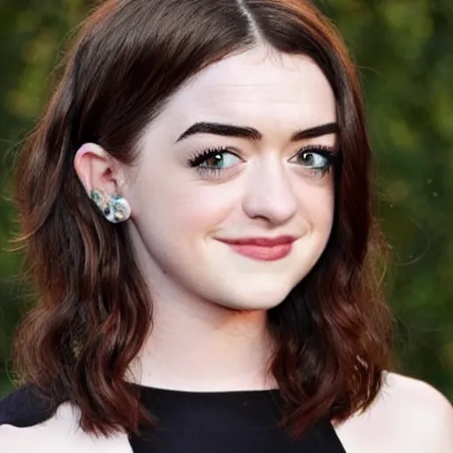 Image similar to a combination of Maisie Williams, Anne Hathaway and Lucy Hale