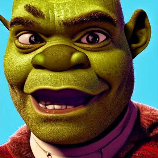 Image similar to Samuel L. Jackson as Shrek