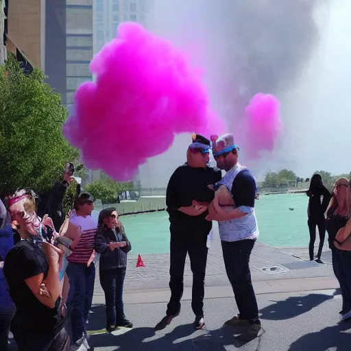 Prompt: 9 / 1 1 gender reveal