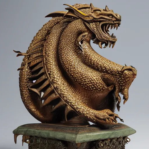 Image similar to the head of a dragon, oriental