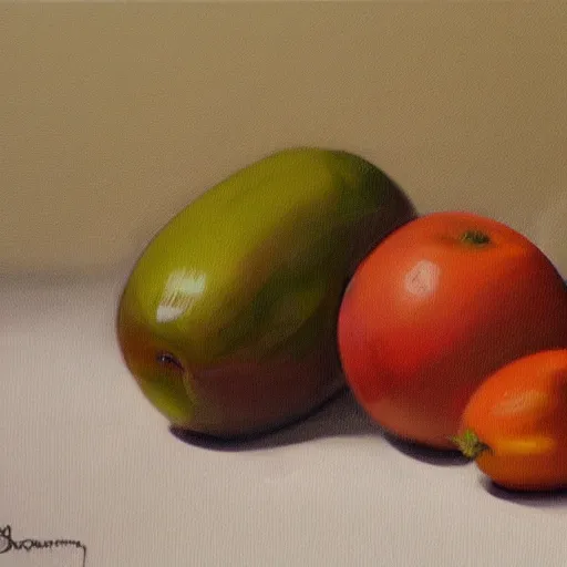Prompt: still life painting by David Brown, matte, high detailed, realistic