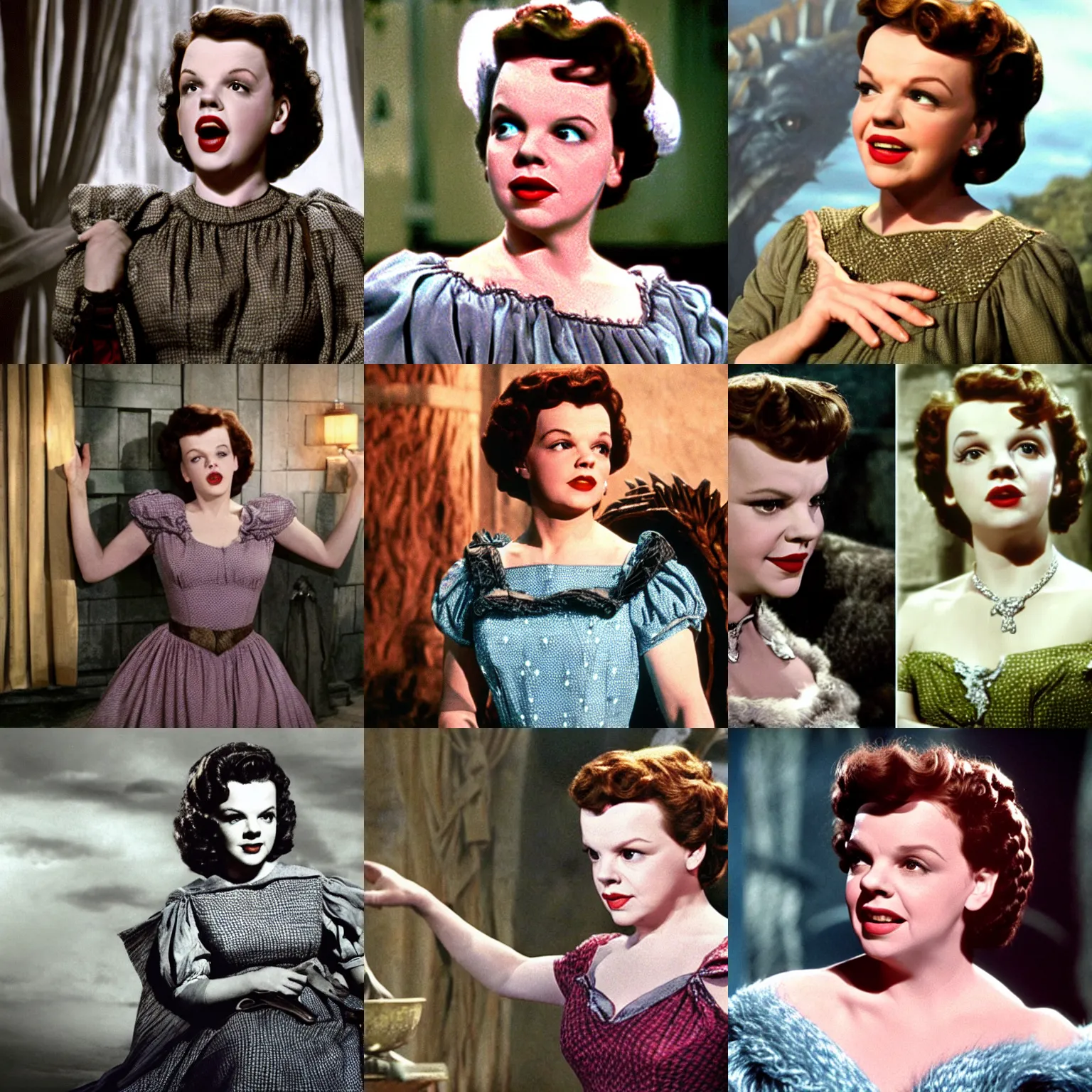 Prompt: judy garland as dorothy in game of thrones