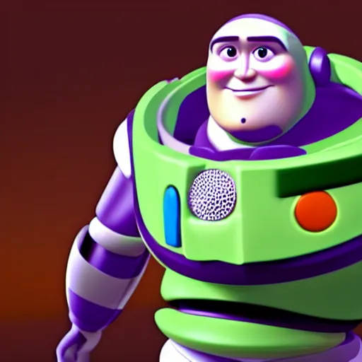 Prompt: portrait of buzz lightyear as real human