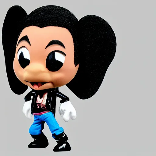 Image similar to black face, michael jackson, michael jackson, michael jackson, michael jackson, michael jackson, michael jackson, michael jackson, michael jackson, ( ( ( mickey mouse ) ) ), nendroid, butcher billy style