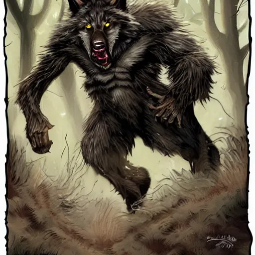 Image similar to Werewolf,