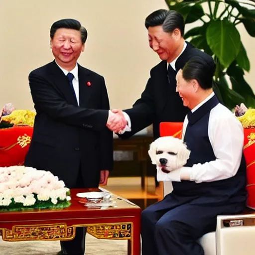 Image similar to chinese president loving pet chinese president