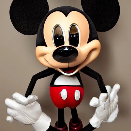 Image similar to mickey mouse taxidermy failure