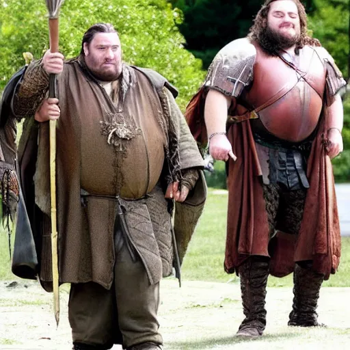 Prompt: Robert Baratheon played by Jonah Hill