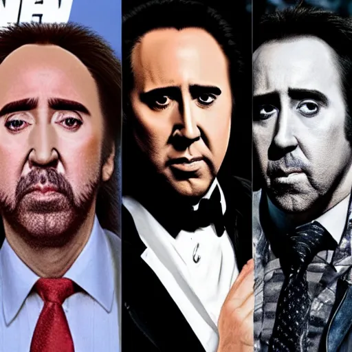 Prompt: Everyone is Nicolas Cage