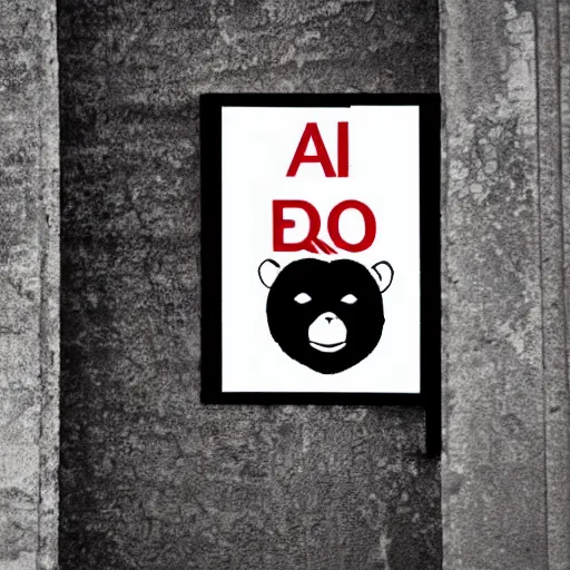 Prompt: a warning sign with a vector illustration of a monkey in a tuxedo crossed out by a red x,