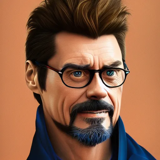 Image similar to Jim Carrey is Tony Stark, hyperdetailed, artstation, cgsociety, 8k