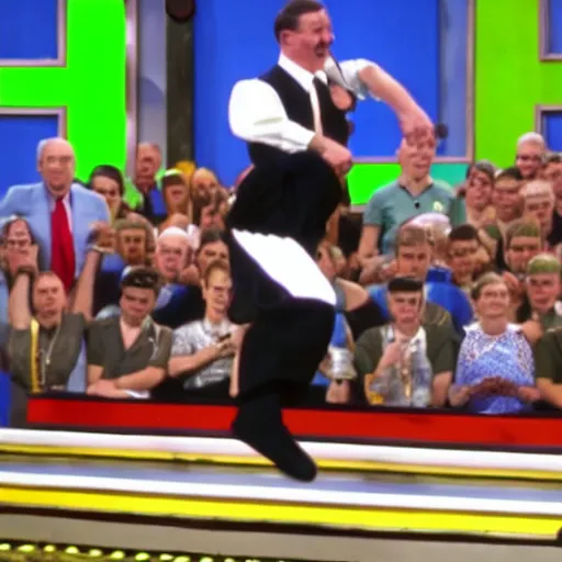Image similar to adolf hitler breakdancing on the price is right, 4k